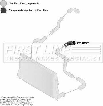 First Line FTH1157 - Charger Intake Air Hose autospares.lv