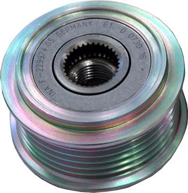 Fispa 455025 - Pulley, alternator, freewheel clutch autospares.lv