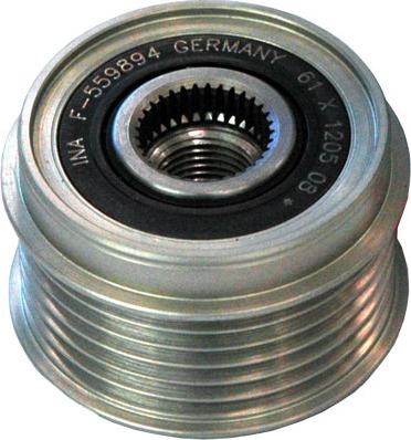 Fispa 455199 - Pulley, alternator, freewheel clutch autospares.lv