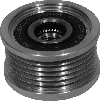 Fispa 455122 - Pulley, alternator, freewheel clutch autospares.lv