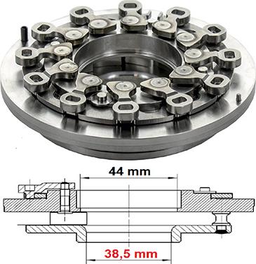 Fispa 47.598 - Repair Kit, charger autospares.lv