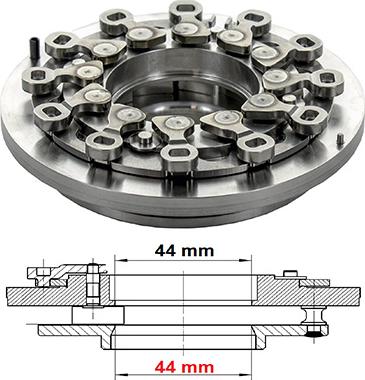 Fispa 47.612 - Repair Kit, charger autospares.lv