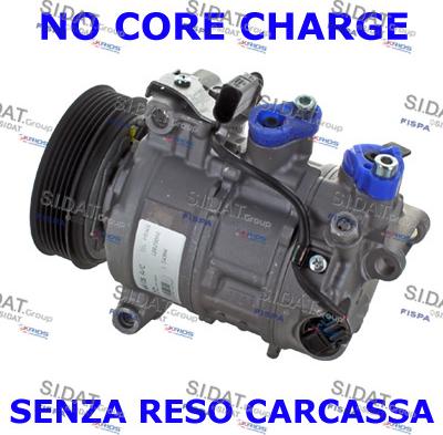 Fispa 1.5496R - Compressor, air conditioning autospares.lv