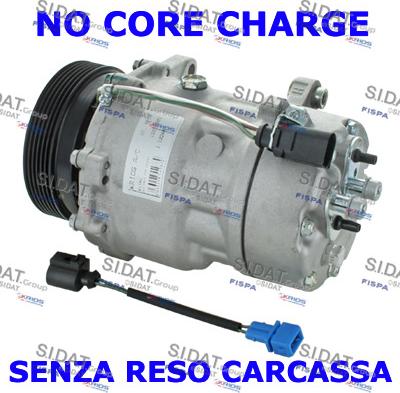 Fispa 1.1224R - Compressor, air conditioning autospares.lv