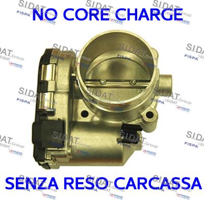 Fispa 88.040R - Throttle body autospares.lv