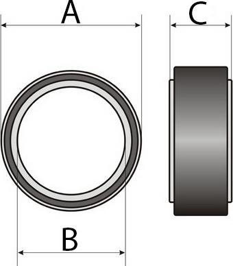 Fispa 2.2042 - Bearing, compressor shaft autospares.lv