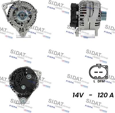 Fispa A12BH0905A2 - Alternator autospares.lv