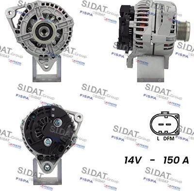 Fispa A12BH0908A2 - Alternator autospares.lv