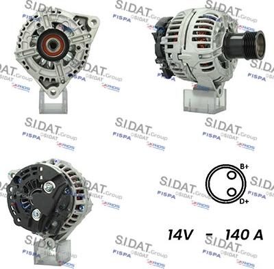 Fispa A12BH0903AS - Alternator autospares.lv