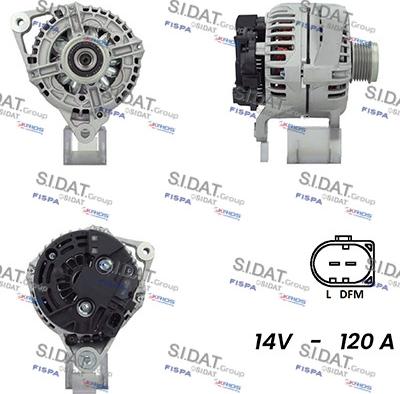 Fispa A12BH0907A2 - Alternator autospares.lv