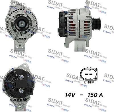 Fispa A12BH0918A2 - Alternator autospares.lv