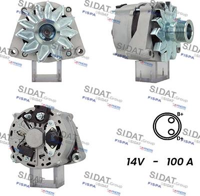 Fispa A12BH0930A2 - Alternator autospares.lv