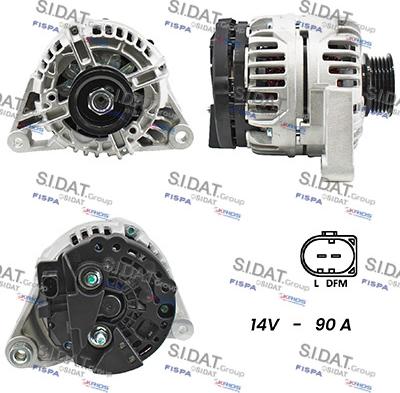 Fispa A12BH0499A2 - Alternator autospares.lv