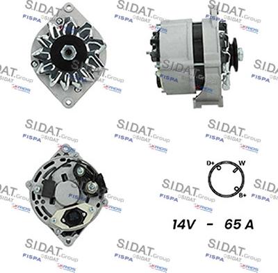 Fispa A12BH0455A2 - Alternator autospares.lv