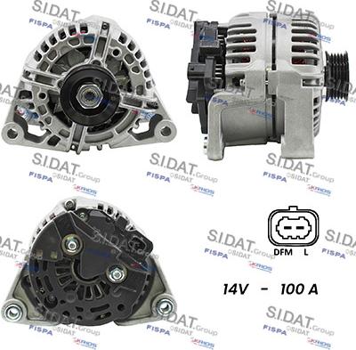 Fispa A12BH0458A2 - Alternator autospares.lv