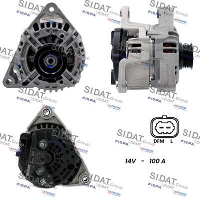 Fispa A12BH0458 - Alternator autospares.lv