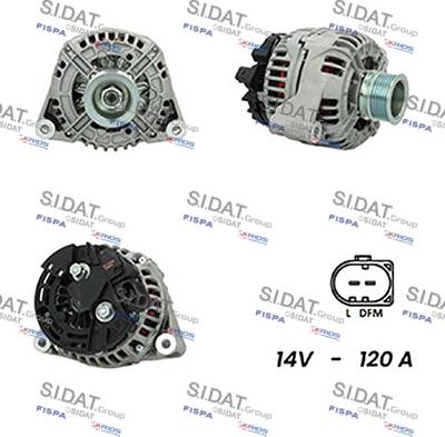 Fispa A12BH0412A2 - Alternator autospares.lv