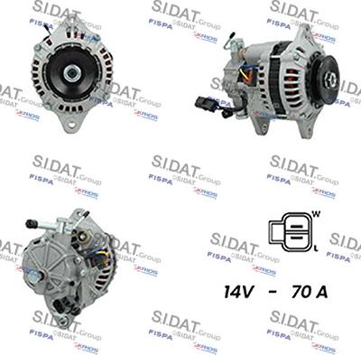 Fispa A12BH0480A2 - Alternator autospares.lv