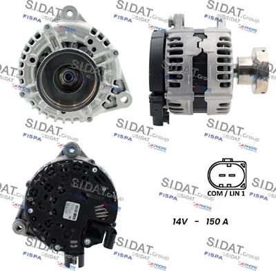 Fispa A12BH0428 - Alternator autospares.lv