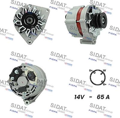 Fispa A12BH0598A2 - Alternator autospares.lv