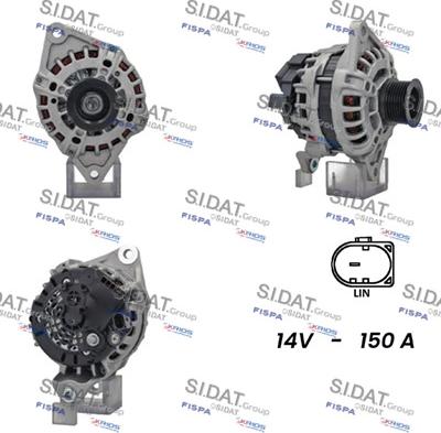 Fispa A12BH0545 - Alternator autospares.lv