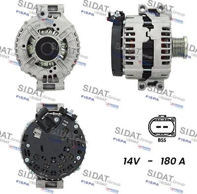 Fispa A12BH0512AS - Alternator autospares.lv