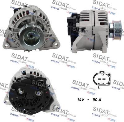 Fispa A12BH0580A2 - Alternator autospares.lv