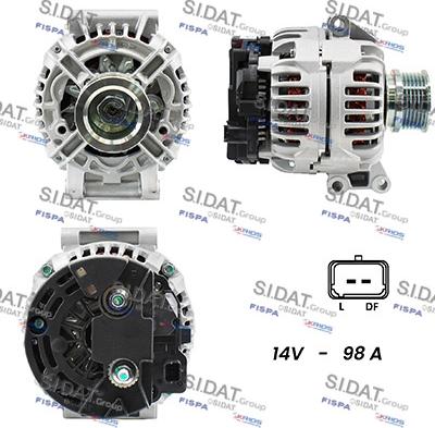 Fispa A12BH0575A2 - Alternator autospares.lv