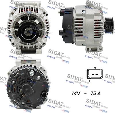 Fispa A12BH0576A2 - Alternator autospares.lv