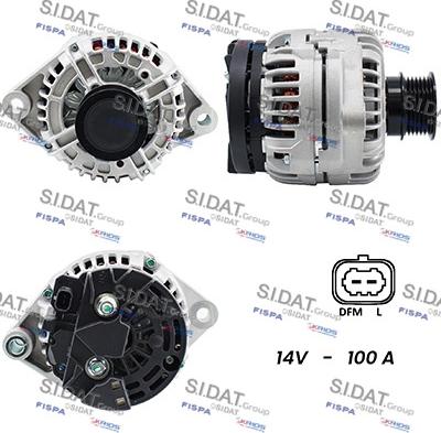 Fispa A12BH0641A2 - Alternator autospares.lv