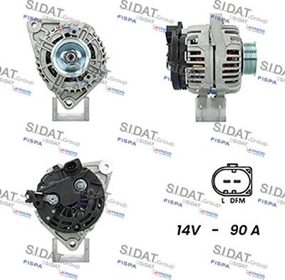 Fispa A12BH0624A2 - Alternator autospares.lv