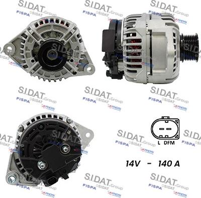 Fispa A12BH0019A2 - Alternator autospares.lv