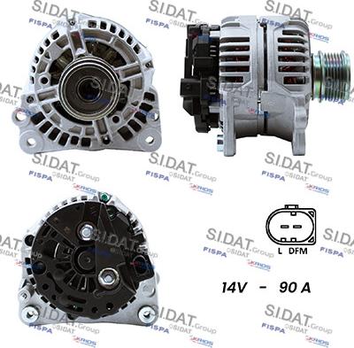 Fispa A12BH0010A2 - Alternator autospares.lv