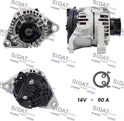 Fispa A12BH0080A2 - Alternator autospares.lv