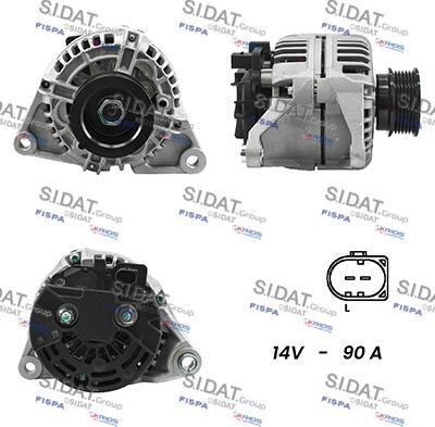 Fispa A12BH0039A2 - Alternator autospares.lv