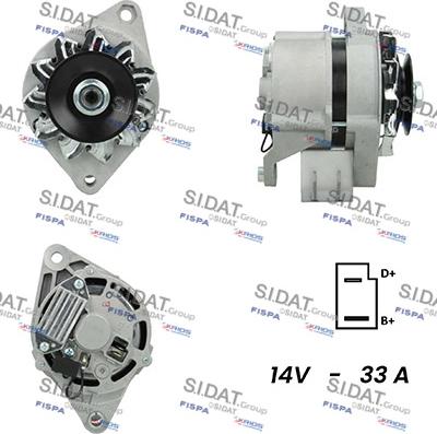 Fispa A12BH0037A2 - Alternator autospares.lv