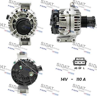 Fispa A12BH0199A2 - Alternator autospares.lv