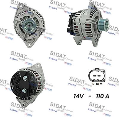 Fispa A12BH0190A2 - Alternator autospares.lv