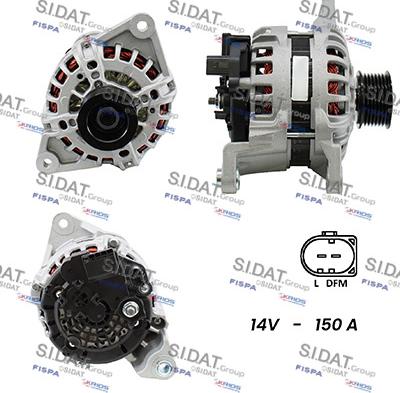 Fispa A12BH0193A2 - Alternator autospares.lv