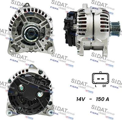 Fispa A12BH0145A2 - Alternator autospares.lv