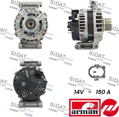 Fispa A12BH0106AS - Alternator autospares.lv