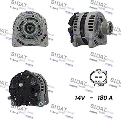 Fispa A12BH0185A2 - Alternator autospares.lv