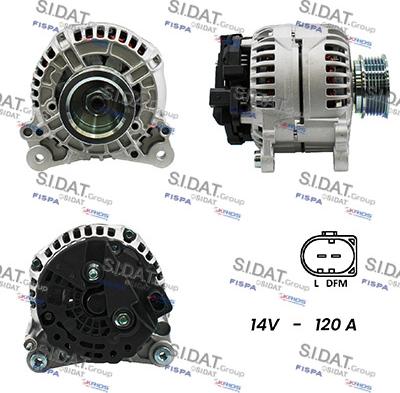 Fispa A12BH0186A2 - Alternator autospares.lv