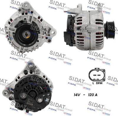 Fispa A12BH0186 - Alternator autospares.lv