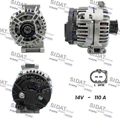 Fispa A12BH0134A2 - Alternator autospares.lv