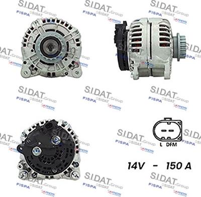 Fispa A12BH0130A2 - Alternator autospares.lv