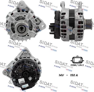 Fispa A12BH0173 - Alternator autospares.lv