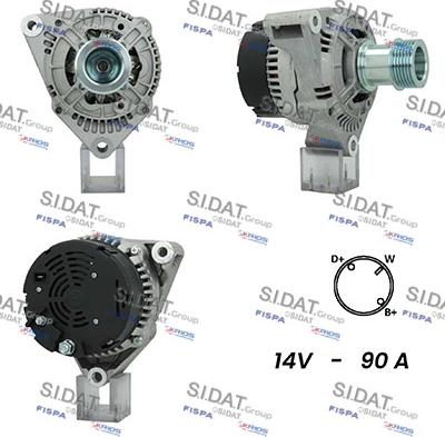 Fispa A12BH0899A2 - Alternator autospares.lv