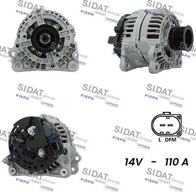 Fispa A12BH0844A2 - Alternator autospares.lv