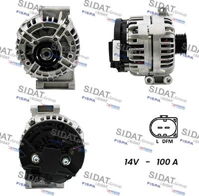 Fispa A12BH0886A2 - Alternator autospares.lv